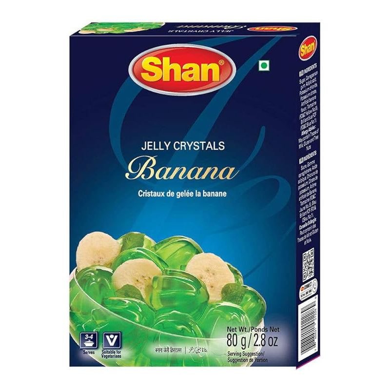 Shan Banana Jelly Crystals – 80g