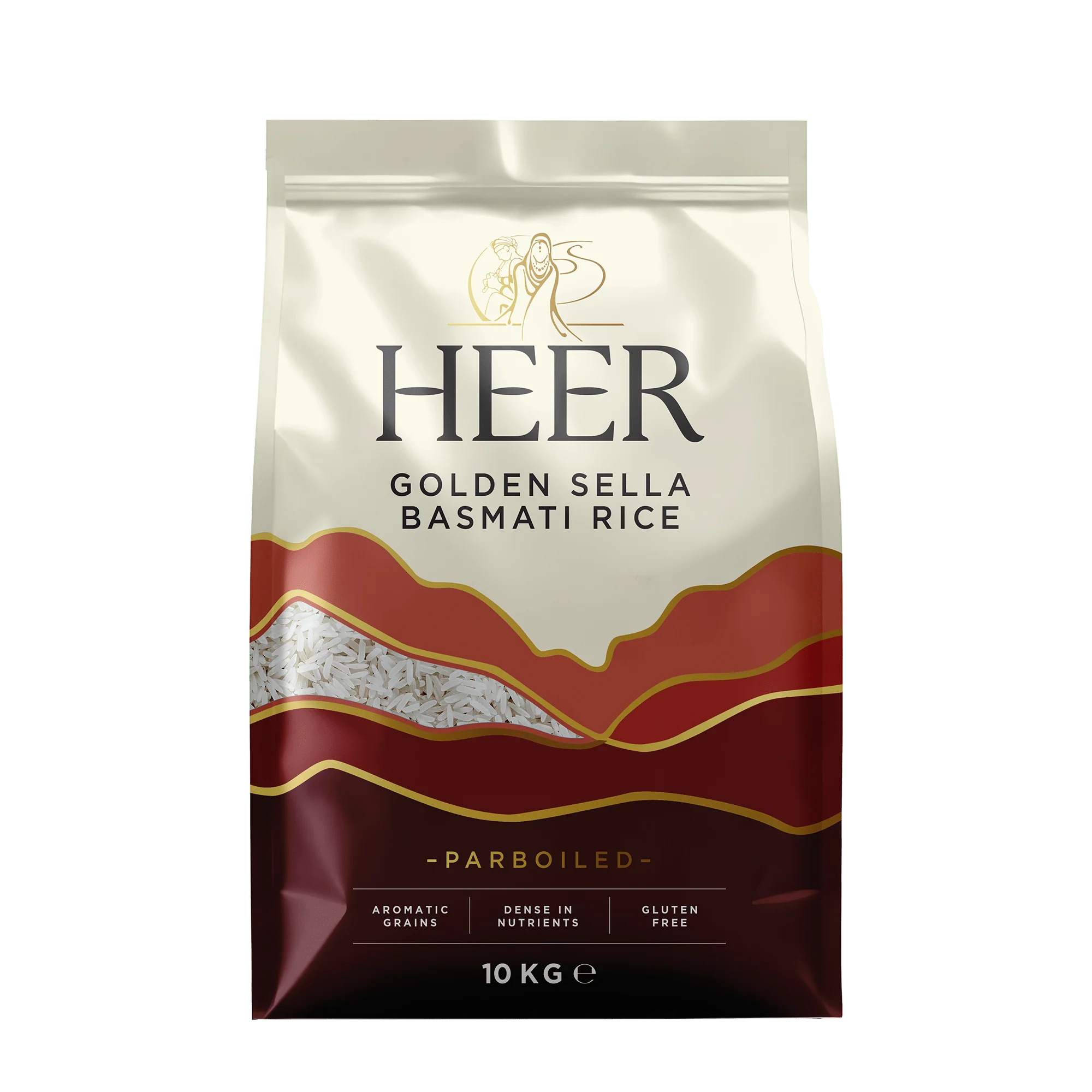 Heer Golden Sella Basmati Rice – 10Kg